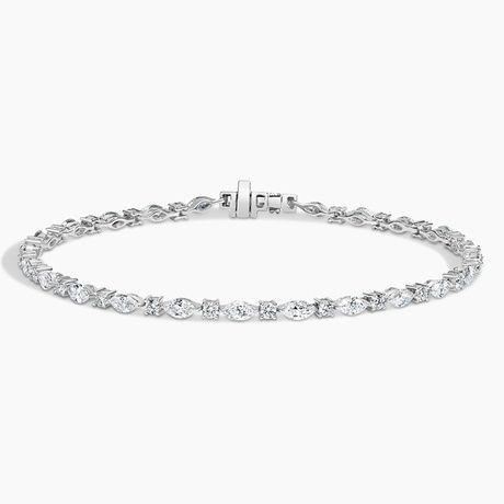 Interlinked Marquise Silver Bracelet  Buy Now  ORIONZ