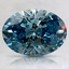 1.73 Ct. Fancy Vivid Blue Oval Lab Created Diamond