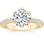 18K Yellow Gold Luxe Sienna Diamond Ring (1/2 ct. tw.), smalltop view