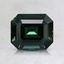 6.7x5.7mm Unheated Teal Emerald Sapphire