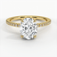 18K Yellow Gold Luxe Viviana Diamond Ring (1/3 ct. tw.), smalltop view