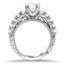 Heirloom Inspired Diamond Engagement Ring, smallside view