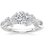 18K White Gold Summer Blossom Diamond Ring (1/4 ct. tw.), smalltop view