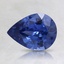 8x6mm Premium Blue Pear Sapphire