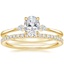 18K Yellow Gold Cometa Diamond Ring with Luxe Ballad Diamond Ring (1/4 ct. tw.)