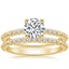 18K Yellow Gold Adeline Diamond Bridal Set