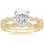 18KY Moissanite Tiara Diamond Bridal Set (1/5 ct. tw.), smalltop view