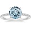 Aquamarine Luxe Perfect Fit Diamond Ring (1/4 ct. tw.) in 18K White Gold