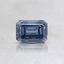 0.58 Ct. Fancy Deep Blue Emerald Lab Created Diamond