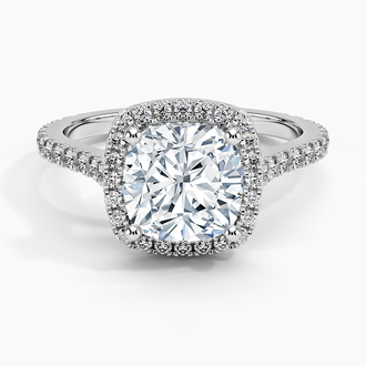 Luxe Odessa Halo Diamond Ring - Brilliant Earth