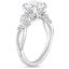 18KW Aquamarine Summer Blossom Diamond Ring (1/4 ct. tw.), smalltop view