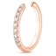 14K Rose Gold Luxe Sienna Diamond Open Ring (1/2 ct. tw.), smallside view
