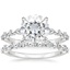 18KW Moissanite Versailles Diamond Bridal Set (3/4 ct. tw.), smalltop view