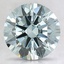 2.52 Ct. Fancy Blue Round Lab Created Diamond