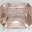 10x8mm Premium Peach Radiant Morganite