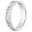 18K White Gold Rockies Wedding Ring, smallside view