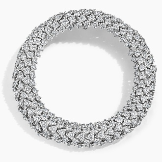 Luxe Round Diamond Tennis Bracelet