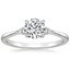 18K White Gold Aria Diamond Ring (1/10 ct. tw.), smalltop view