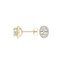 18K Yellow Gold Oval Lab Created Diamond Halo Stud Earrings (1 1/2 ct. tw.), smalladditional view 1