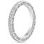 Platinum Delicate Antique Scroll Eternity Diamond Ring (2/5 ct. tw.), smallside view