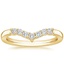 18K Yellow Gold Verona Diamond Ring, smalltop view