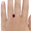 9.1x7.3mm Oval Greenland Ruby, smalladditional view 1