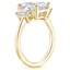 18KY Moissanite Luxe Rhiannon Diamond Ring (3/4 ct. tw.), smalltop view