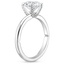 18KW Sapphire Heritage Diamond Ring, smalltop view