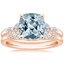14KR Aquamarine Verbena Diamond Bridal Set (1/4 ct. tw.), smalltop view