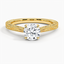 18K Yellow Gold Elsie Ring, smalltop view