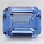 9x7.2mm Blue Emerald Sapphire