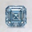 1.73 Ct. Fancy Intense Blue Asscher Lab Created Diamond