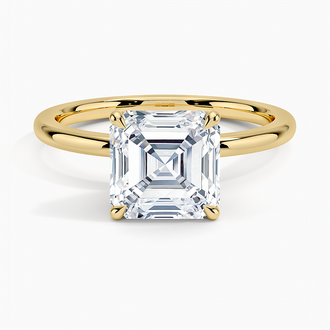 Diamond Accented Petal Ring