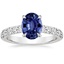 18KW Sapphire Luxe Anthology Diamond Ring (1/2 ct. tw.), smalltop view