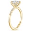 18KY Aquamarine Petite Viviana Diamond Ring (1/6 ct. tw.), smalltop view