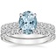18KW Aquamarine Sienna Diamond Bridal Set (7/8 ct. tw.), smalltop view