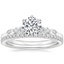 Platinum Rochelle Diamond Ring with Luxe Ballad Diamond Ring (1/4 ct. tw.)