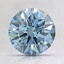 1.56 Ct. Fancy Blue Round Lab Created Diamond