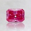 0.53 Ct. Fancy Purplish Red Radiant Lab Created Diamond