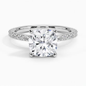 Luxe Petite Shared Prong Diamond Ring