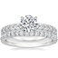 18K White Gold Valeria Diamond Ring with Luxe Amelie Diamond Ring (1/2 ct. tw.)