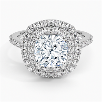 Soleil Halo Diamond Ring - Brilliant Earth