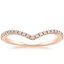 14K Rose Gold Flair Diamond Ring (1/6 ct. tw.), smalltop view