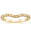 18K Yellow Gold Hudson Contoured Ring, smalltop view