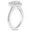 18K White Gold Alma Diamond Ring, smallside view