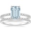18KW Aquamarine Luxe Viviana Diamond Bridal Set (1/2 ct. tw.), smalltop view