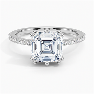 Luxe Kalina Hidden Halo Diamond Ring