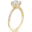 18KY Aquamarine Valencia Diamond Ring (1/3 ct. tw.), smalltop view
