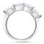 Semi-Bezel and Shared Prong Wedding Ring, smallside view