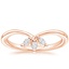 Rose Gold Abelia Diamond Ring